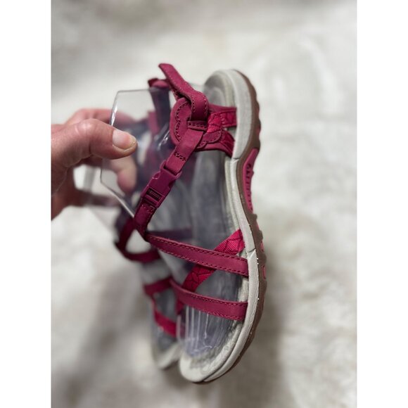 Merrell Womens fuchsia performance Strappy Pink Sandals Size 8.5 - Picture 6 of 11